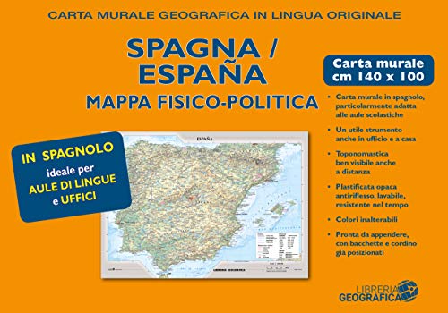 Spagna. Carta Murale