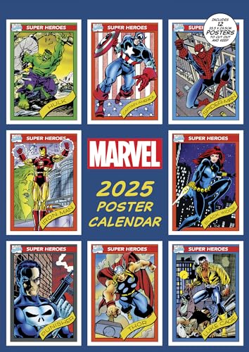 Calendario 30X42 Marvel 2025 Pyramid