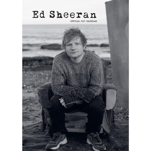 2025 Calendar Ed Sheeran Month To View A3 Calendar Official Product: Original Danilo-Kalender [Mehrsprachig] [Kalender]