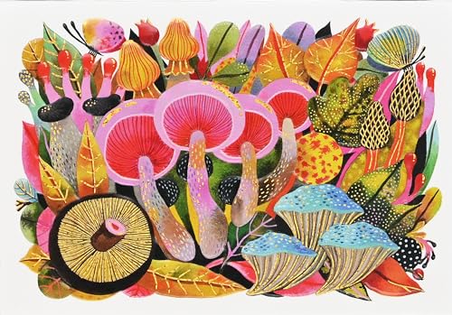 Mushroom Medley Note Cards (14 Cards, 15 Self-Sealing Envelopes)