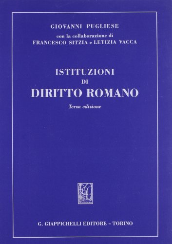 Istituzioni Di Diritto Romano
