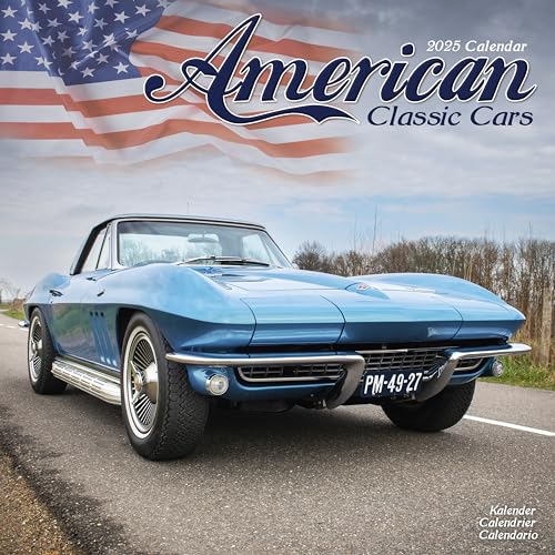 American Classic Cars 2025 Square Wall Calendar | Car, Classic Car, Motor Calendar: Original Avonside-Kalender [Mehrsprachig] [Kalender]
