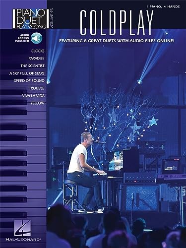 Coldplay: 1 Piano, 4 Hands: Piano Duet Play-Along Volume 45