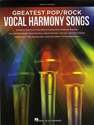 Greatest Pop/Rock Vocal Harmony Songs: Vocal/Piano