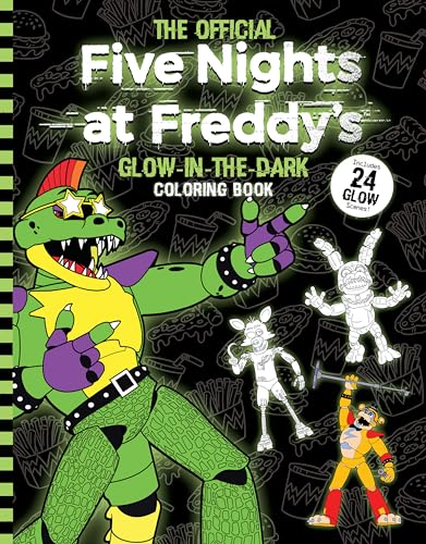 Five Nights At Freddy'S Glow-In-The-Dark Coloring Book