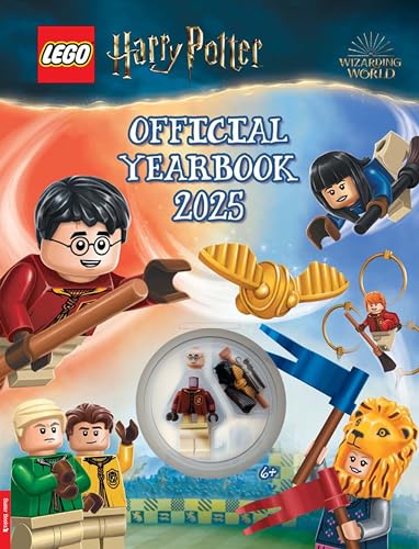 Lego® Harry Potter™: Official Yearbook 2025 (With Harry Potter Minifigure, Broomstick And Golden Snitch™)