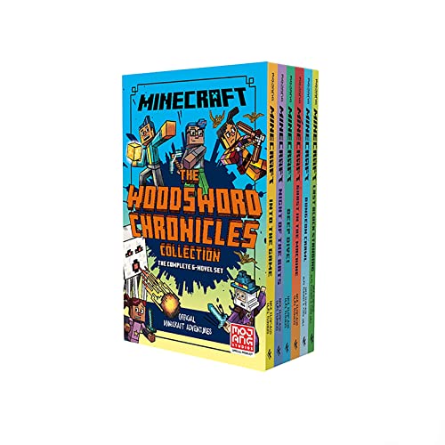 Minecraft Woodsword Chronicles 6 Book Slipcase: Full Series Collection Of The First Official Minecraft Illustrated Gaming Fiction Series – Perfect For