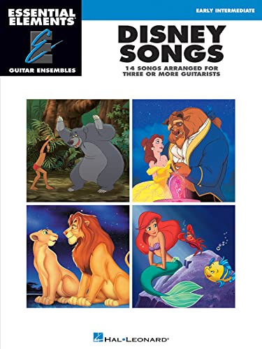 Disney Songs: 14 Songs Arranged For Three Or More Guitarists. Early Intermediate Level