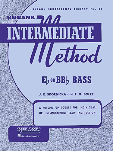 Rubank Intermediate Method For Bass/Tuba [Lingua Inglese]