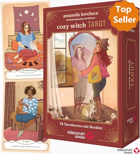 Cozy Witch Tarot - Das Tarot Für Alle Jungen Hexen!: 78 Tarot-Karten, Magnetdeckelschachtel Mit Goldprägung Und 128-Seitiges Booklet