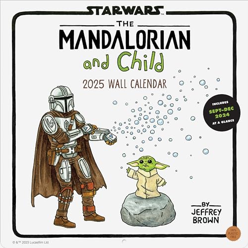 2025 Wall Calendar: The Mandalorian And Child