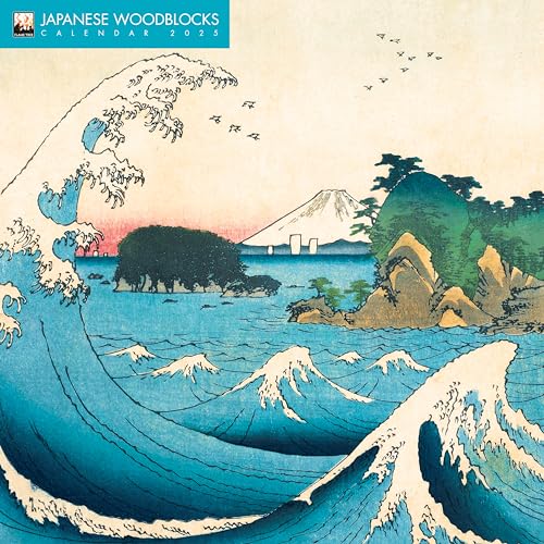 Japanese Woodblocks Wall Calendar 2025: Art Calendar