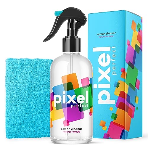 Pixel Schermo Naturale Kit Per La Pulizia 500Ml Bottiglia Premium E Panno In Microfibra Inclusi (500Ml)