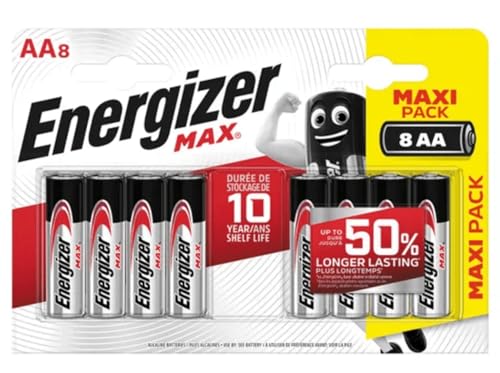 Energizer Aa Stilo 1,5V Max Alkaline Blister 4+4 Pz Marca