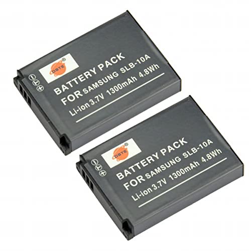 Dste - Batteria Di Ricambio Per Samsung Slb-10A P800 P1000 Pl50 Pl51 Pl55 Pl60 Pl65 Pl70 Sl102 Sl202 Sl310 Sl420 Sl502 Sl620 Sl720 Sl820 Tl9 Ww B150F