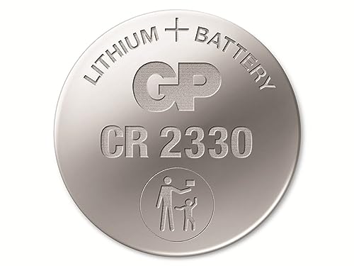 Gp Batteries Gpcr2330Std316C1 - Pila A Bottone Cr 2330, Al Litio 260 Mah, 3 V, 1 Pezzo