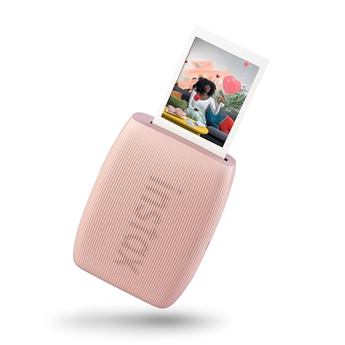 Fujifilm Instax Mini Link 3 Rose Pink, Mini Stampante Per Smartphone, Stampa Ad Alta Velocità, Effetti Ar 3D Integrati, Modalità Click To Collage, Dim