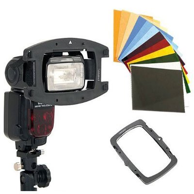 Lastolite Ll Ls2605 Kit Strobo Base Con Gelatine Per Flash A Slitta