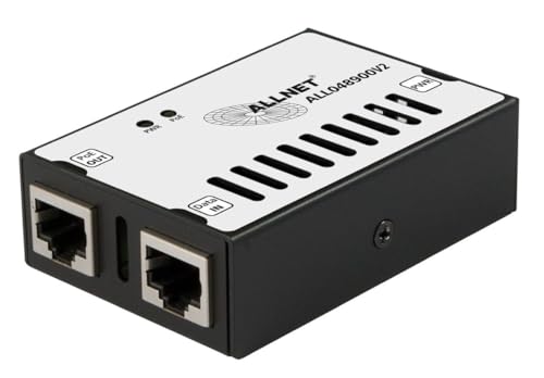 Allnet Z Poe Injektor Industrial Multigigabit • Poe Bt Con Power-Booster (15,4W/30W/90W) • Presa Poe Din