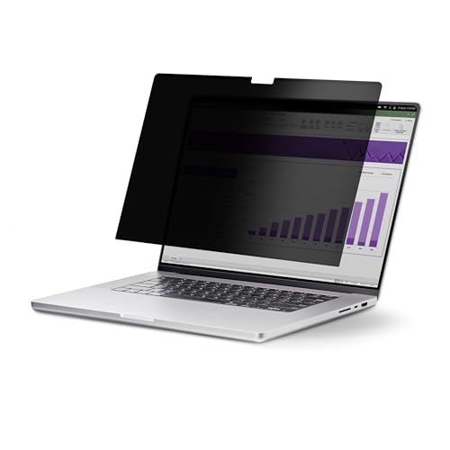 Startech.Com Filtro Privacy Antiriflesso, Schermo Privacy Touch Screen Da 14,1” 16:10, Riduzione Della Luce Blu, Sollevabile