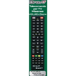 Bravo - Telecomando Ricambio X Hisense Brand7 - (90202067)