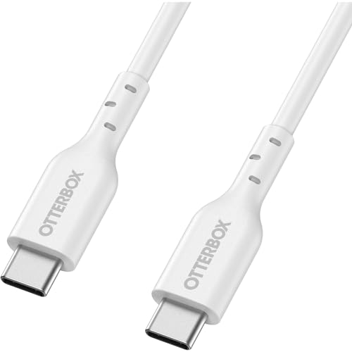 Otterbox Standard Usb-C A Usb-C Cavo Carica Rapida, Testato Per Flessibilità, Carica Rapida Per Smartphone E Tablet, 2M, Bianca