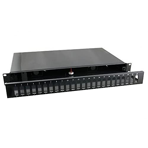 Intellinet Nuovo Case Fo-B12Scd Cassetto Ottico 19'' 12 Porte Sc D |Uplex Nero Fisso