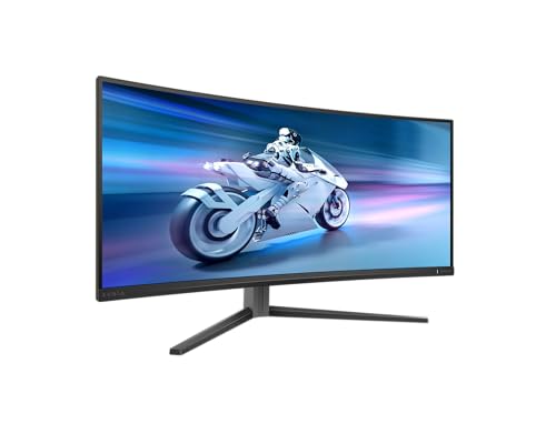 Philips Evnia 34M2C6500 - Monitor Curvo Oled Wqhd Da 34 Pollici, 175 Hz, 0,03 Ms, Freesync Premium Pro, G-Sync Comp., Hdr400 (3440X1440, 2X Hdmi, Disp