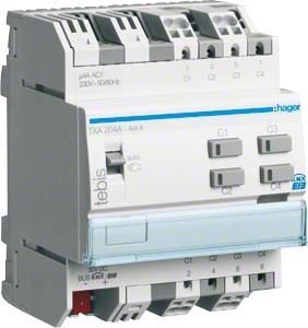 Txa204A - Hager Spa Modulo Tp 4 Out 4A Ac1 230V 4M