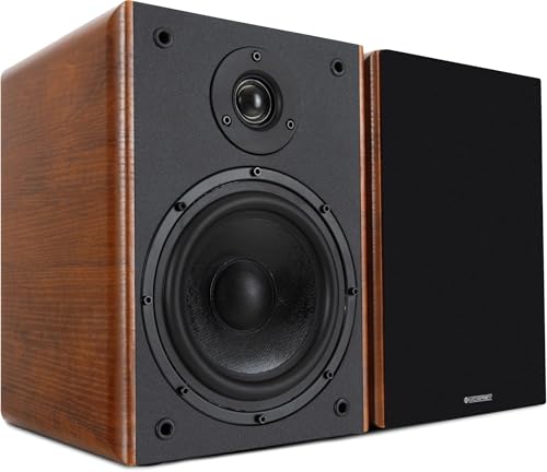 Mcgrey Bss-365 Bn 6,5“ Altoparlanti Hi-Fi Da Scaffale - 1 Coppia Di Altoparlanti Hi-Fi Compatti - Tenuta In Potenza Fino A 60 Watt (Rms) - Sistema A 2