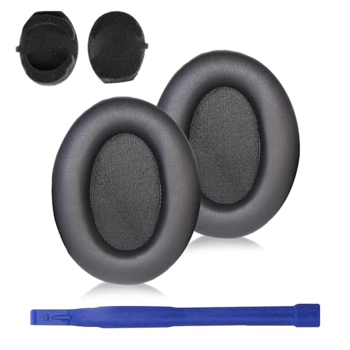 Adhiper Cuscinetti Auricolari Wh-1000Xm3, Compatibili Con Le Cuffie Sony Wh-1000Xm3, Cuscinetti Auricolari Di Ricambio In Morbida Pelle Proteica E Mem