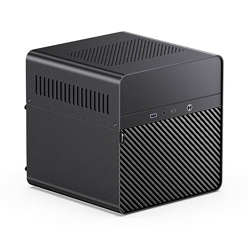 Jonsbo N2 Pc Case Case Nas 5+1 Slot Di Memoria, Tecnologia Hot Swapping, Alluminio, Mini Itx, Nero
