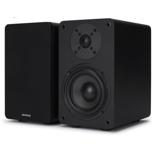Aiwa Sp-A100 Black/Passive Hifi Bookshelf Speakers