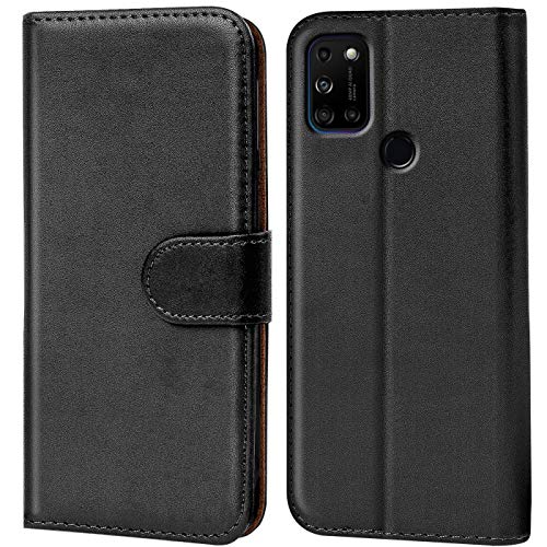 Verco Custodia Per Wiko View 5, View 5 Plus Case Per Wiko View 5/View 5 Plus Cover Pu Pelle Portafoglio Protettiva, Nero