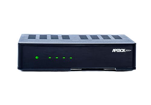 Apebox S2X 4K, Ricevitore Satellitare Dvb-S2X Uhd (2160P) Fta Multistream H265, Usb 2.0, Ethernet E Youtube, Un Grande Ricevitore Con Caratteristiche