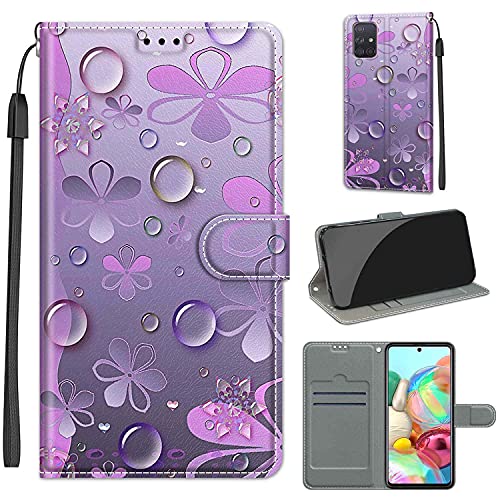 Tomyou Custodia Per Samsung Galaxy A71, Cover A Libro Samsung Galaxy A71, Custodia In Pelle Pu Premium Magnetica Portafoglio Cover Per Samsung Galaxy