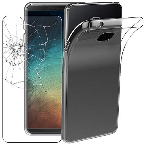 Ebeststar - Cover Per Honor 9X, 9X Pro, Custodia Silicone Trasparente, Protezione Tpu Antiurto, Morbida Sottile Slim, Trasparente + Vetro Temperato