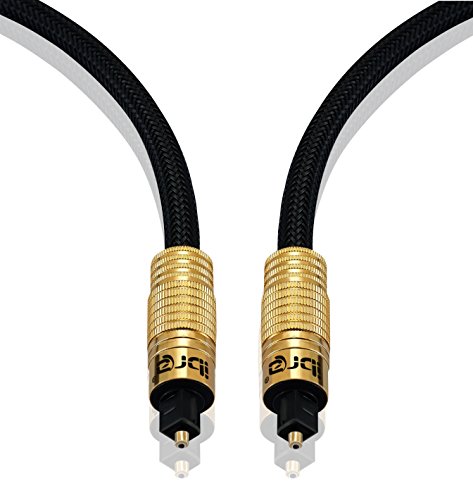 Cavo Ottico - Ibra Cavo Toslink 2M (Metri) - Cavo Fibra Ottica Audio Digitale - Per Ps3 Ps4 Sky Sky+ Skyhd Xbox One Blu-Ray Cd Dvd Amplificatori Av -