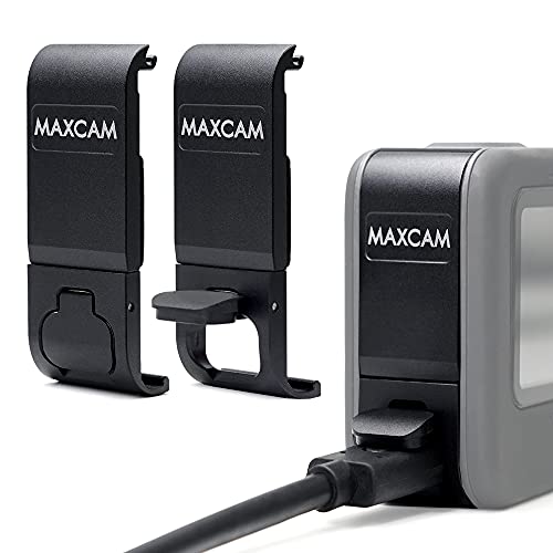 Maxcam - Copribatteria In Lega Di Alluminio, Per Gopro Hero13/Hero12/Hero11/Hero10/Hero9 Black