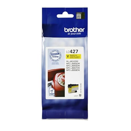 Brother Mfcj5955Dw - Cartuccia D'Inchiostro Originale Mfcj6955Dw Giallo (5 Pezzi)
