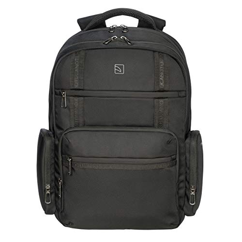 Tucano - Sole Gravity Zaino Porta Pc, Compatibile Con Macbook Pro 16" E Laptop 17" Pollici, Anti Gravity System Riduzione Del Carico Percepito