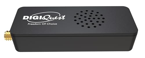 Digiquest Decoder Terrestre Stick Retro Tv X2O | Salvaspazio | Ideale Per Tv A Parete | Risparmia Energia E Sfrutta L’Alimentazione Della Tv | Con Aut