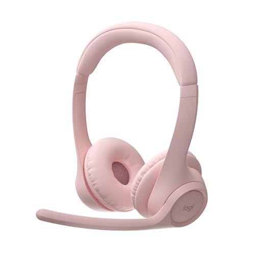Logitech Zone 300, Cuffia Con Microfono Wireless Bluetooth, Cancellazione Del Rumore, Compatibile Con Windows, Mac, Chrome, Linux, Ios, Ipados, Androi