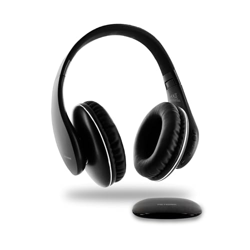 Metronic Cuffie Stereo Tv Wireless, Ingresso Ottico Digitale, Leggero Ed Ergonomico, Controllo Del Volume Sulle Cuffie - 480200