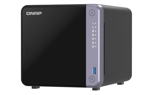 Qnap Ts-432X-4G Server Nas E Di Archiviazione Torre Alpine Al-524 4 Gb Ddr4 Qnap Qts Nero