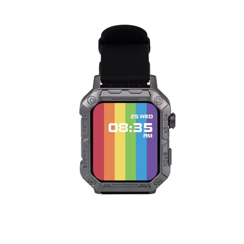 Nilox Sportive Trailwatch, Smartwatch Donna E Uomo Con Monitoraggio Salute, Fitness E Notifiche, Resistente All'Acqua E Alla Polvere, Compatibile Con