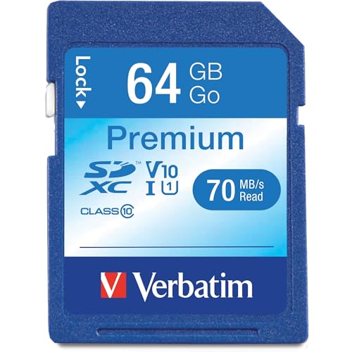 Verbatim Securedigital Sdxc, Class 10, 64Gb, 90 Mb/S