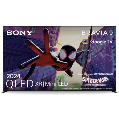 Sony Bravia 9 Qled (Xr L Mini Led) 75 Pollici 4K Hdr Google Smart Tv (2024) | Gaming Menu Per Playstation 5, Imax Enhanced, Dolby Vision Atmos, Chrome