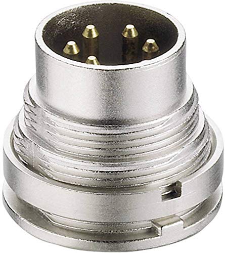 Lumberg Sgv 50 Connettore Circolare Din Spina Verticale Numero Poli (Num): 5 Argento 1 Pz.