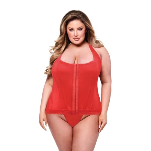 Baci Lingerie Body Rosso 3Xl/4Xl